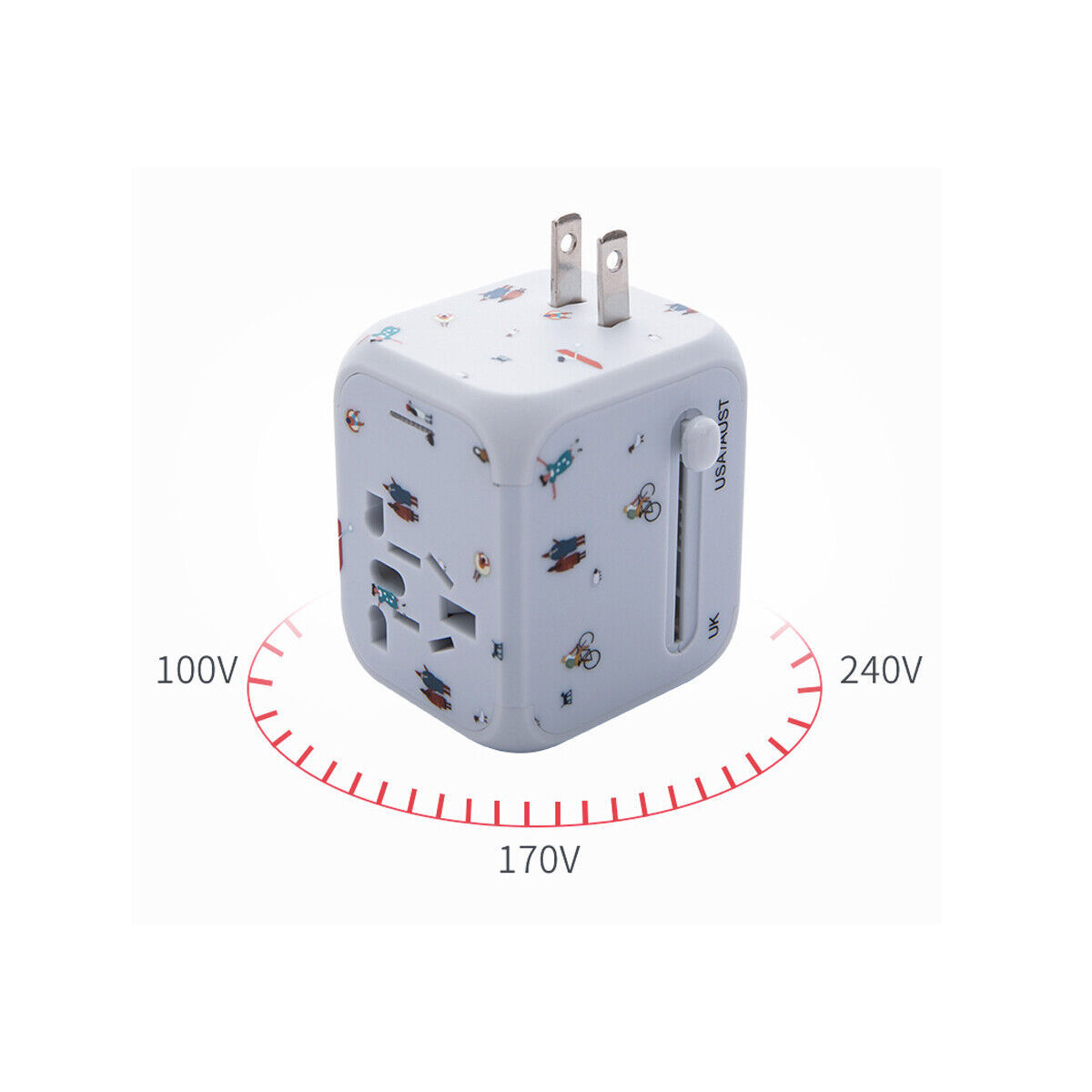 Travel Adapter Multi Plug Charger