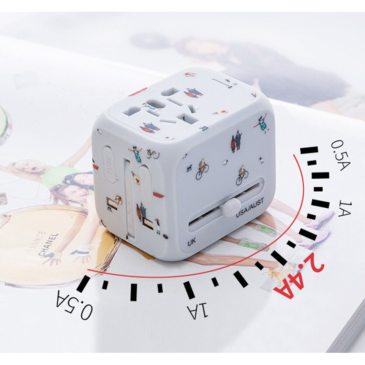 Travel Adapter Multi Plug Charger