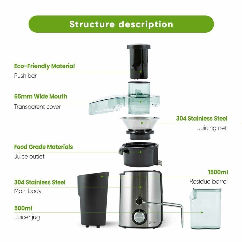 Juicer Machine Free Ice Cube Box