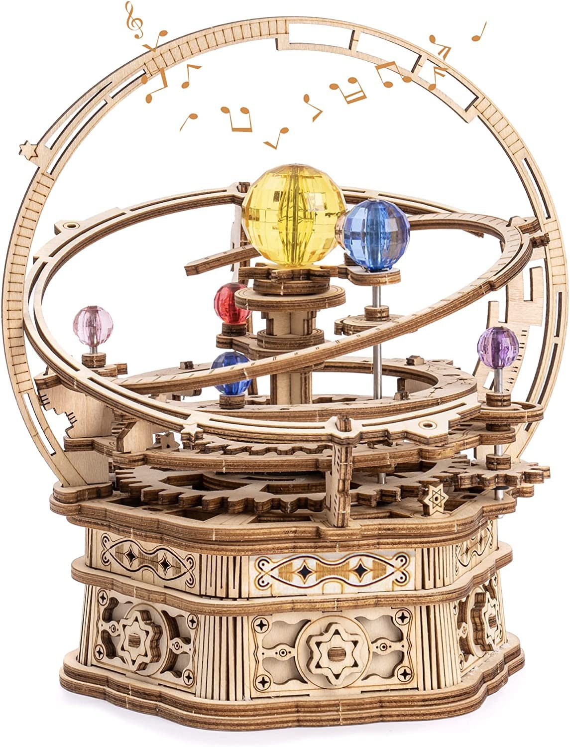 Mechanical Music Box 3D Wooden Puzzle